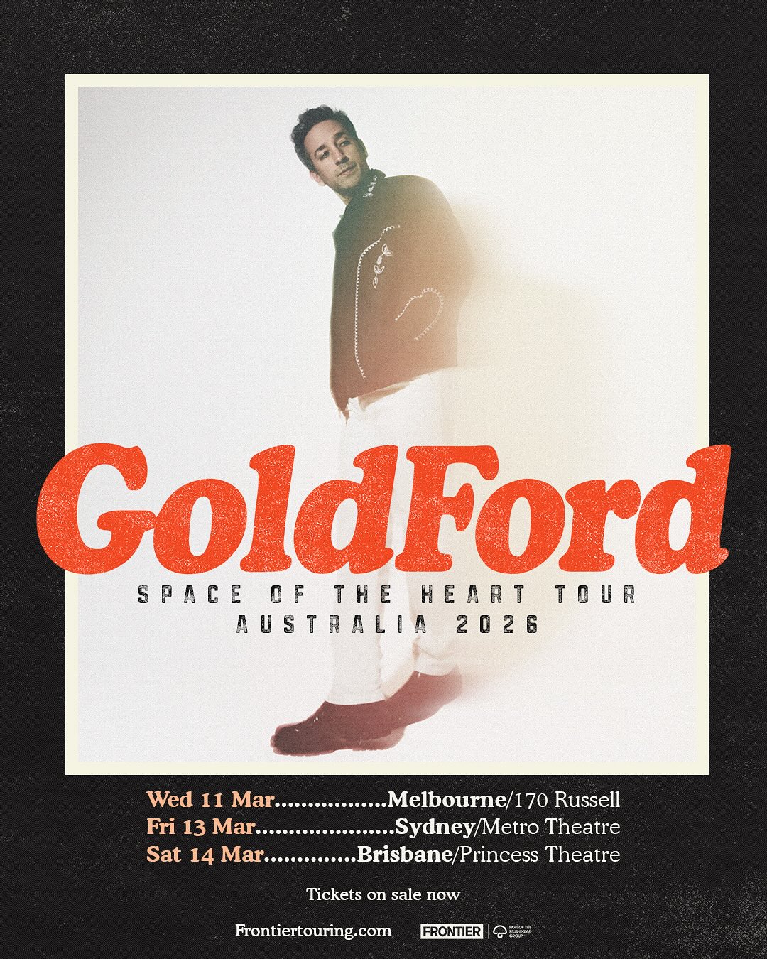 GoldFord Space of the Heart Tour Poster 2026